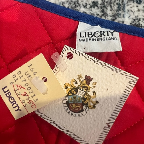 Liberty Red Quilted Kitchen Mitt - Picture 4 of 6